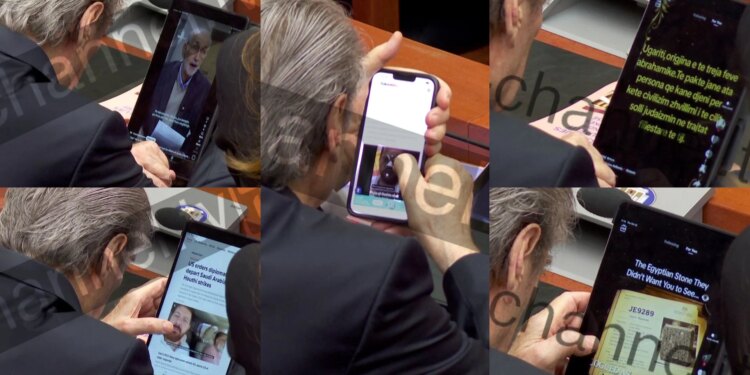Nga teoritë konspirative TikTok te dhunimi i Ramës '97, çfarë shikonte Berisha në iPad gjatë kaosit në Kuvend?