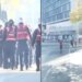 Nis ofensiva e policisë; efektivët përgjigjen me ujë, gaz lotsjellës dhe plumba gome; protestuesit qëllojnë me fishekzjarre