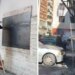 Një ditë më vonë, pasi protestuesit i vunë flakën, Gjykata e Lartë blindon dritaret me mbrojtëse hekuri