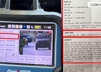 Policia Rrugore e Gjirokastrës monitorim 24/7, disa të proceduar dhe 38 leje drejtimi pezulluara në dy javë
