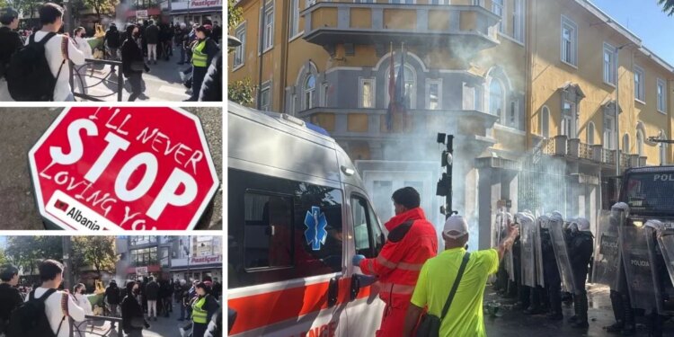 Protesta në qytete, përplasje në Lezhë e Tiranë; Ambasada Izrael mbyll derën, Rama: S’ka forcë që rrëzon Shqipërinë