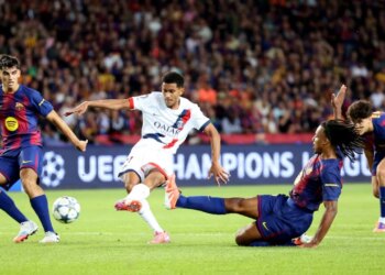 Protestat rrezikojnë ndeshjen PSG–Barcelona? Ministri i Brendshëm francez: Gjithçka do të vazhdojë normalisht