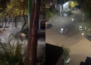 Reshjet e shiut kanë përmbytur rrugët e Vlorës; situatë problematike në disa lagje, turistët argëtohen
