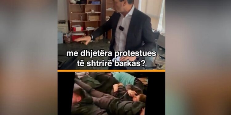Shehaj publikon pamjet e ambientit ku pretendohet dhunimi i protestuesve; dhjetëra të rinj, edhe të mitur, mbaheshin barkas