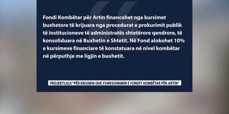 Shteti krijon fondin për artin: 10% e kursimeve nga tenderët për blerjen e veprave në ankande ndërkombëtare