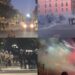 Sulmohet Ministria e Brendshme; protestues hidhnë molotovë e gurë, policia me gaz, ujë e plumba-gome; RENEA te Kryeministria