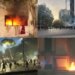Tiranë: Komisariati nr.3, Ministria e Brendshme në zjarr; Sheshi Skënderbej arenë lufte; protestues hedhin molotov; efektivët me plumba-gome/ujë/gaz