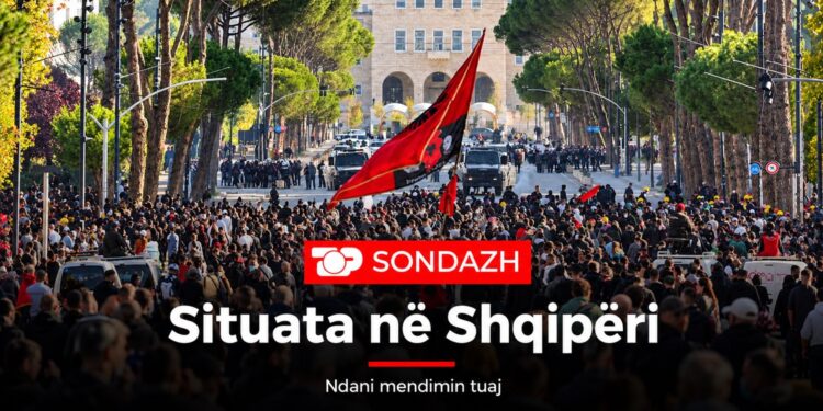 Top Channel hap sondazhin në Shqipëri: Protestat, shqetësimet e qytetarëve dhe dalja nga kriza — çfarë presin nga Rama?