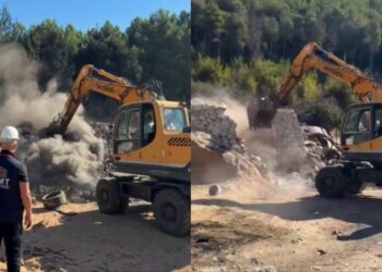 Tre furra artizanale shkatërrohen në Krujë, digjnin goma dhe mbetje plastike