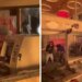 Video/ Protestuesit hynë në institucion financiar dhe e shkatërruan, momenti kur i riu tenton të 'grabisë' bankomatin