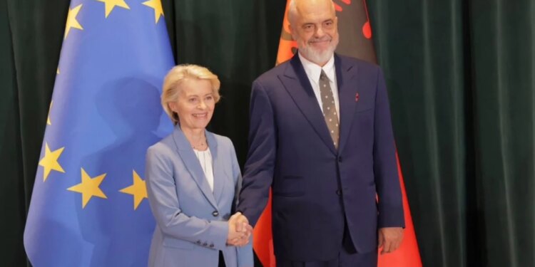 Von Der Leyen viziton Tiranën, Rama përcjell mesazhin e Presidentes së KE-së: Përqendrimi te reformat është kyç