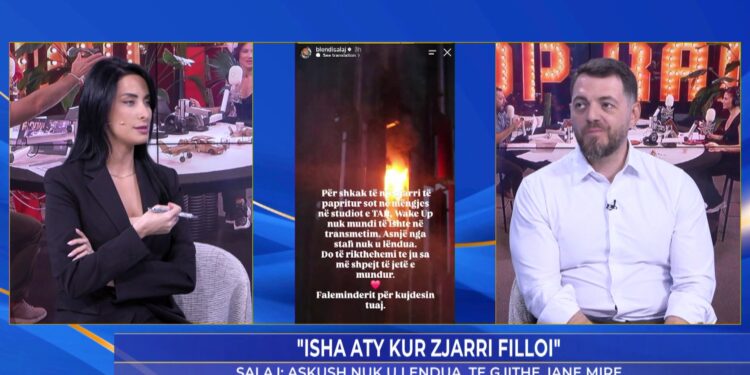 Zjarri nga shkëndija elektrike në Top Albania Radio; Wake Up rikthehet nesër