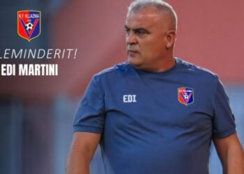 Zyrtare: Mbyllet aventura e Edi Martinit te Vllaznia, klubi e shkarkoi