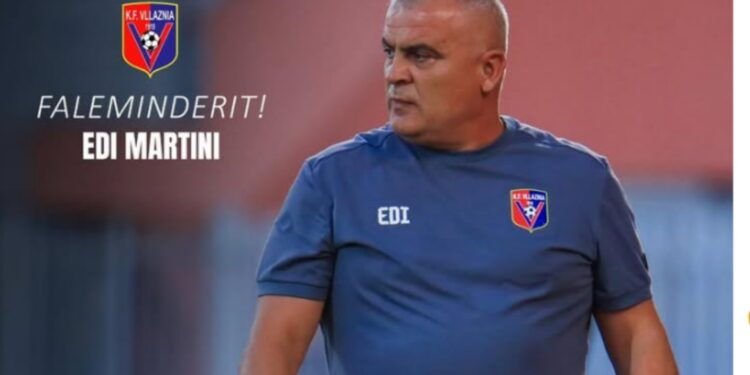 Zyrtare: Mbyllet aventura e Edi Martinit te Vllaznia, klubi e shkarkoi